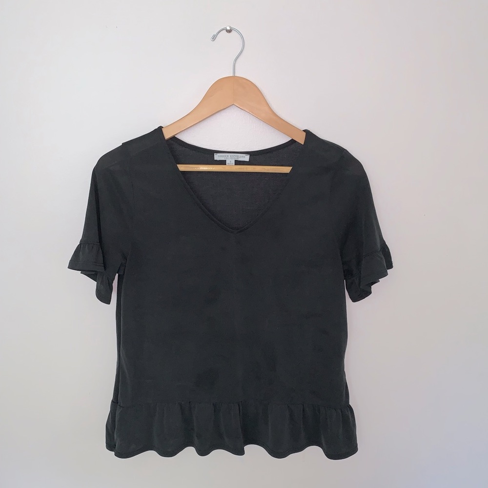 Green Envelope Blouse